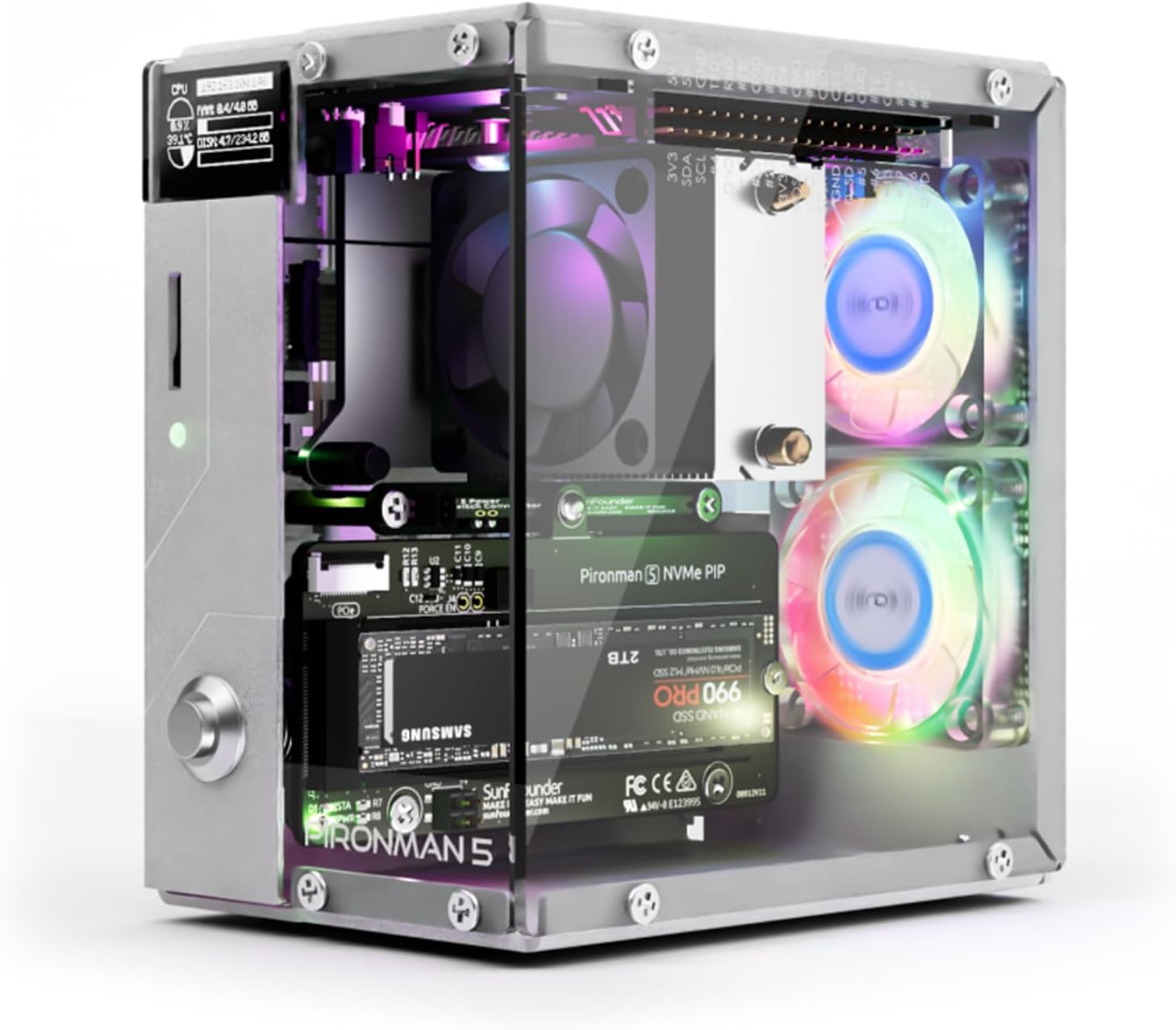 Pironman 5 NVMe M.2 SSD PCIe 2 - Raspberry Pi Ai Kit Hailo-8L review and price