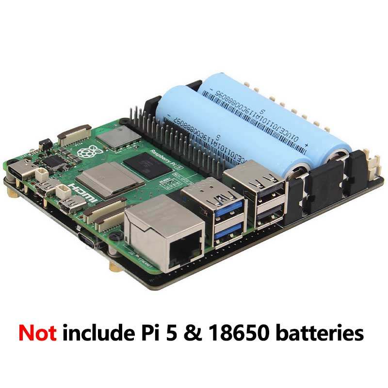 Raspberry Pi 5 18650 UPS Board - Raspberry Pi Uninterrupted Power Supply Ups 18650 review and price