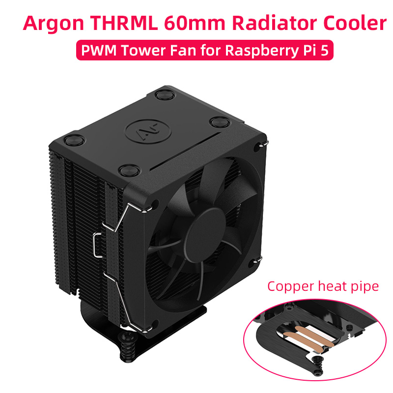Raspberry Pi 5 Argon THRML 60m - Raspberry Pi Water Cooling Kit review and price
