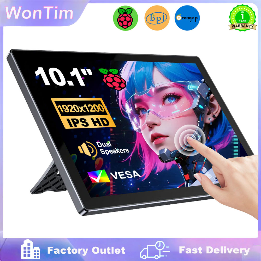 10.1 Inch Raspberry Pi 5 4/3/B - Raspberry Pi 10.1 Inch Capacitive Touch Screen Ips review and price