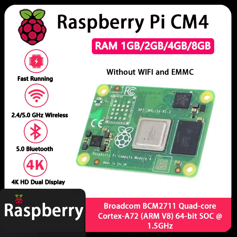 Raspberry Pi CM4 1GB/2GB/4GB/8 - Raspberry Pi Compute Module 4 8Gb 32Gb Emmc review and price