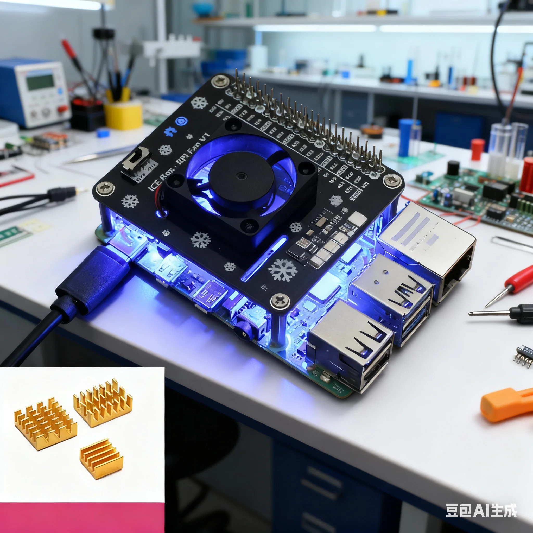 Active Cooling HAT For Raspber - Raspberry Pi Water Cooling Kit review and price